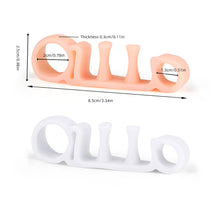 Load image into Gallery viewer, Five Hole Toe Splitter Soft Comfortable Thumb Valgus Corrector Relieve Thumb Valgus Toe Overlap Shock Absorption Decompression Foot Care
