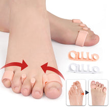 Load image into Gallery viewer, Five Hole Toe Splitter Soft Comfortable Thumb Valgus Corrector Relieve Thumb Valgus Toe Overlap Shock Absorption Decompression Foot Care
