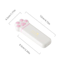 Load image into Gallery viewer, Creative Mini Cat Claw Pill Box Portable Moisture-proof Triple Grid Medicine Box Daily Medication Jewelry Storage Box
