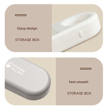 Load image into Gallery viewer, Portable Creative Mini Pill Box Durable Sturdy Triple Grid Medicine Box Daily Medication Jewelry Storage Box
