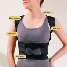 Load image into Gallery viewer, Four Ribbon Posture Corrector Invisible Comfortable Breathable Back Correction Strap Improve Hunchback Spine Back Orthopedic Braces
