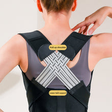Load image into Gallery viewer, Four Ribbon Posture Corrector Invisible Comfortable Breathable Back Correction Strap Improve Hunchback Spine Back Orthopedic Braces
