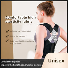 Load image into Gallery viewer, Four Ribbon Posture Corrector Invisible Comfortable Breathable Back Correction Strap Improve Hunchback Spine Back Orthopedic Braces

