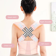 Load image into Gallery viewer, Adult Three Ribbon Posture Corrector Invisible Comfortable Breathable Hunchback Corrector Open Shoulders Enhance Back Beauty
