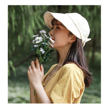 Load image into Gallery viewer, Women's Bow Tie Sun hat Portable Foldable Fisherman Cap Sunscreen UV Protection Cap Wide Brim Adjustable Bucket Caps Hat Travel Female Gift
