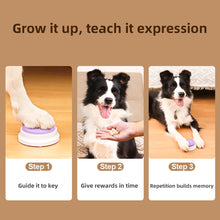 Load image into Gallery viewer, Pet Sound Box Recordable Talking Button Cat Voice Recorder Talking Toy For Pet Communication Training Tool Squeeze Box Dog Toys
