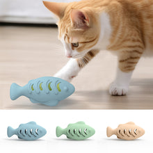 Load image into Gallery viewer, Cat Food Leakage Toy Funny Fish Cat Toys Cute Pet Training Interactive Toys with Sucker for Cats Kitten Supplies
