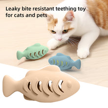 Load image into Gallery viewer, Cat Food Leakage Toy Funny Fish Cat Toys Cute Pet Training Interactive Toys with Sucker for Cats Kitten Supplies
