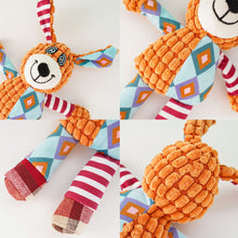 Load image into Gallery viewer, Pet Dog Squeaky Toys Animals Shapes Squeaky Plush Chew Toys for Small Medium Large Dogs
