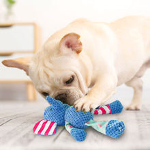 Load image into Gallery viewer, Pet Dog Squeaky Toys Animals Shapes Squeaky Plush Chew Toys for Small Medium Large Dogs
