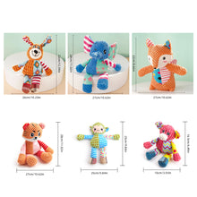 Load image into Gallery viewer, Pet Dog Squeaky Toys Animals Shapes Squeaky Plush Chew Toys for Small Medium Large Dogs

