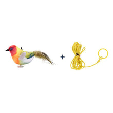 Load image into Gallery viewer, Funny Feather Cat Plush Teaser Wand with Bell Pet Interactive Feather Toys Cat Stick Toy for Kitten Catching Toy Playing Teaser Cat Supplies
