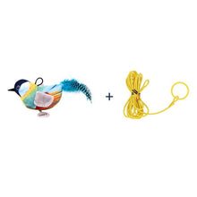 Load image into Gallery viewer, Funny Feather Cat Plush Teaser Wand with Bell Pet Interactive Feather Toys Cat Stick Toy for Kitten Catching Toy Playing Teaser Cat Supplies
