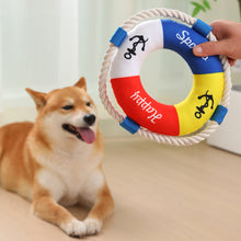 Load image into Gallery viewer, Pet Dog Squeaky Toys Animals Shapes Squeaky Plush Chew Toys with Bell for Small Medium Large Dogs
