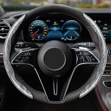 Load image into Gallery viewer, 2Pcs Universal Car Steering Wheel Covers Auto Interior Decorative Accessories Anti Slip Protective Cover Carbon Fiber
