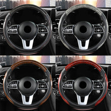 Load image into Gallery viewer, 38cm Car Steering Wheel Cover Peach Wood Grain Non-slip Four Seasons General Motors Handle Cover Advanced Sense Appearance
