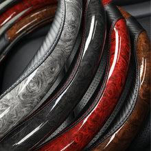 Load image into Gallery viewer, 38cm Car Steering Wheel Cover Peach Wood Grain Non-slip Four Seasons General Motors Handle Cover Advanced Sense Appearance
