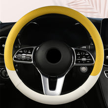 Load image into Gallery viewer, Car Steering Wheel Cover Non-slip PU Leather Auto For 38cm Steering Wheel
