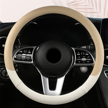 Load image into Gallery viewer, Car Steering Wheel Cover Non-slip PU Leather Auto For 38cm Steering Wheel

