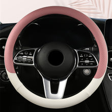 Load image into Gallery viewer, Car Steering Wheel Cover Non-slip PU Leather Auto For 38cm Steering Wheel
