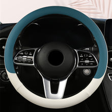 Load image into Gallery viewer, Car Steering Wheel Cover Non-slip PU Leather Auto For 38cm Steering Wheel
