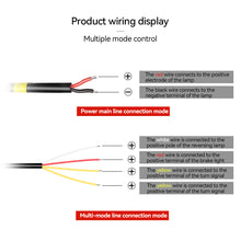 Load image into Gallery viewer, 30cm/1ft Remote Control LED Whip Lights Colorful Flagpole Antenna Whips for UTV ATV Off Road Truck Sand Buggy Dune RZR
