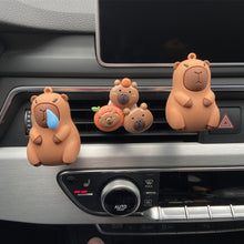 Load image into Gallery viewer, Lovely Car Air Outlet Fragrance Aromatherapy Kapibala Ornament Perfume Diffuser Clip Decoration Accessories
