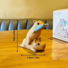 Load image into Gallery viewer, Capibala Dolphin Resin Ornament Female Creative Trendy Car Center Console Furniture Desktop Decoration Ornament Ornament
