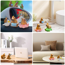 Load image into Gallery viewer, Capibala Dolphin Resin Ornament Female Creative Trendy Car Center Console Furniture Desktop Decoration Ornament Ornament
