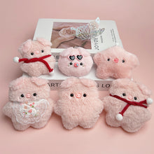 Load image into Gallery viewer, Cute Glasses Pig Scarf Bib Pig Cartoon Keychain Pendant Soft Doll Bag Plush Ornament Doll Keyring Pendant Gift
