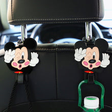 Load image into Gallery viewer, 2Pcs Car Seat Headrest Hooks Storage Hanger Back Seat Organizer Holder Auto Interior Accessories Hook Kuromi Cinnamoroll HelloKitty Mickey Minnie
