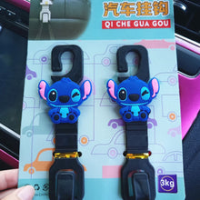 Load image into Gallery viewer, 2Pcs Car Seat Headrest Hooks Storage Hanger Back Seat Organizer Holder Auto Interior Accessories Hook Kuromi Cinnamoroll HelloKitty Mickey Minnie
