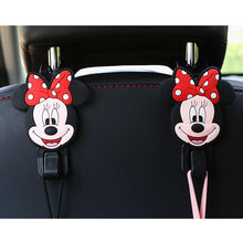 Load image into Gallery viewer, 2Pcs Car Seat Headrest Hooks Storage Hanger Back Seat Organizer Holder Auto Interior Accessories Hook Kuromi Cinnamoroll HelloKitty Mickey Minnie
