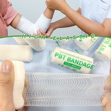 Load image into Gallery viewer, 10rolls 7.5cm x 4.5m Cotton PBT Elastic Bandage Medical Supply Conforming First Aid Gauze For Wound Dressing Emergency Care
