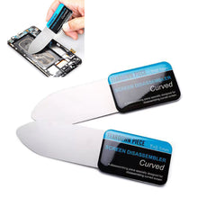 Load image into Gallery viewer, 1pc Steel Metal Mobile Phone Curved LCD Screen Spudger Opening Pry Card Tools Ultra Thin Flexible Mobile Phone Disassemble Tool

