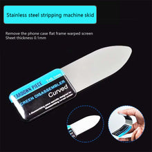 Load image into Gallery viewer, 1pc Steel Metal Mobile Phone Curved LCD Screen Spudger Opening Pry Card Tools Ultra Thin Flexible Mobile Phone Disassemble Tool
