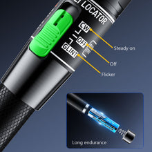 Load image into Gallery viewer, Fiber Optic Cable Tester Pen 1/10/20/30/50/100mw Visual Fault Locator SC/FC/ST 2.5mm Interface VFL 1-100Km Range
