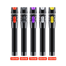 Load image into Gallery viewer, Fiber Optic Cable Tester Pen 1/10/20/30/50/100mw Visual Fault Locator SC/FC/ST 2.5mm Interface VFL 1-100Km Range
