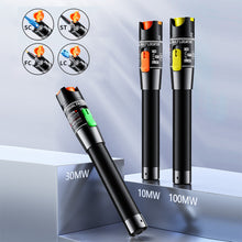 Load image into Gallery viewer, Fiber Optic Cable Tester Pen 1/10/20/30/50/100mw Visual Fault Locator SC/FC/ST 2.5mm Interface VFL 1-100Km Range
