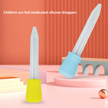 Load image into Gallery viewer, 10Pcs/Set 5ml Silicone Plastic Pipette School Lab Experiment Supplies Dropper Feeding Medicine Liquid Eye Ear Pipette Dropper

