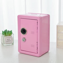 Load image into Gallery viewer, Household Insurance Box Vertical Mini Metal Safe Car Safe Key Insurance Cabinet Desktop Decoration Piggy Bank
