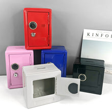 Load image into Gallery viewer, Household Insurance Box Vertical Mini Metal Safe Car Safe Key Insurance Cabinet Desktop Decoration Piggy Bank
