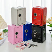 Load image into Gallery viewer, Household Insurance Box Vertical Mini Metal Safe Car Safe Key Insurance Cabinet Desktop Decoration Piggy Bank
