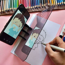 Load image into Gallery viewer, Drawing Projection Copying Drawing Board Painting Learning Tools Table Sketching Optical Drawing Board Universal Mobile Phone

