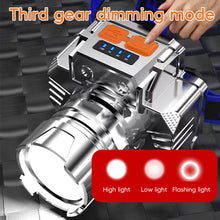Load image into Gallery viewer, Outdoor Fishing Headlight Flashlight LED Super Bright USB Rechargeable Headlamp Waterproof Display Camping Adventure Flashlight
