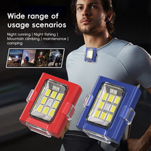 Load image into Gallery viewer, Multifunction Outdoor Sports LED Running Walking Light Pocket Lights USB Rechargable Headlight Flashlight Emergency Lamp
