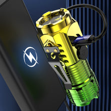 Load image into Gallery viewer, High-brightness Light Flashlight LED USB Rechargeable Mini Tactical Torch Waterproof Camping Hunting Searchlight Flashlight
