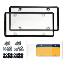 Load image into Gallery viewer, Universal 6Inchx12inch Car American License Plate Frame with Screws Number Plate Car Plate Frame for Auto Truck Vehicles
