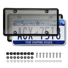 Load image into Gallery viewer, Universal 6Inchx12inch Car American License Plate Frame with Screws Number Plate Car Plate Frame for Auto Truck Vehicles
