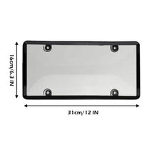 Load image into Gallery viewer, Universal 6Inchx12inch Car American License Plate Frame with Screws Number Plate Car Plate Frame for Auto Truck Vehicles
